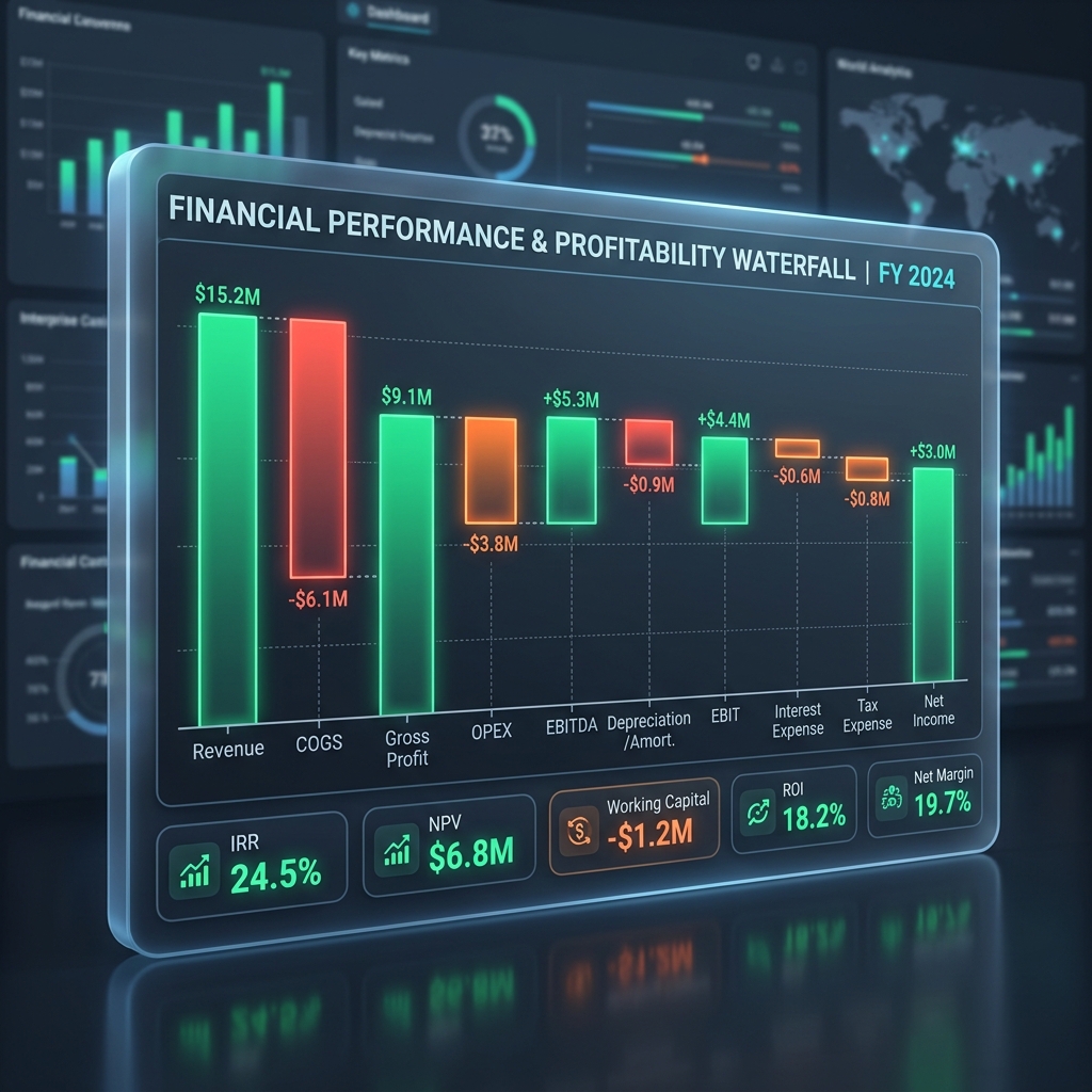 Financial Waterfall Chart